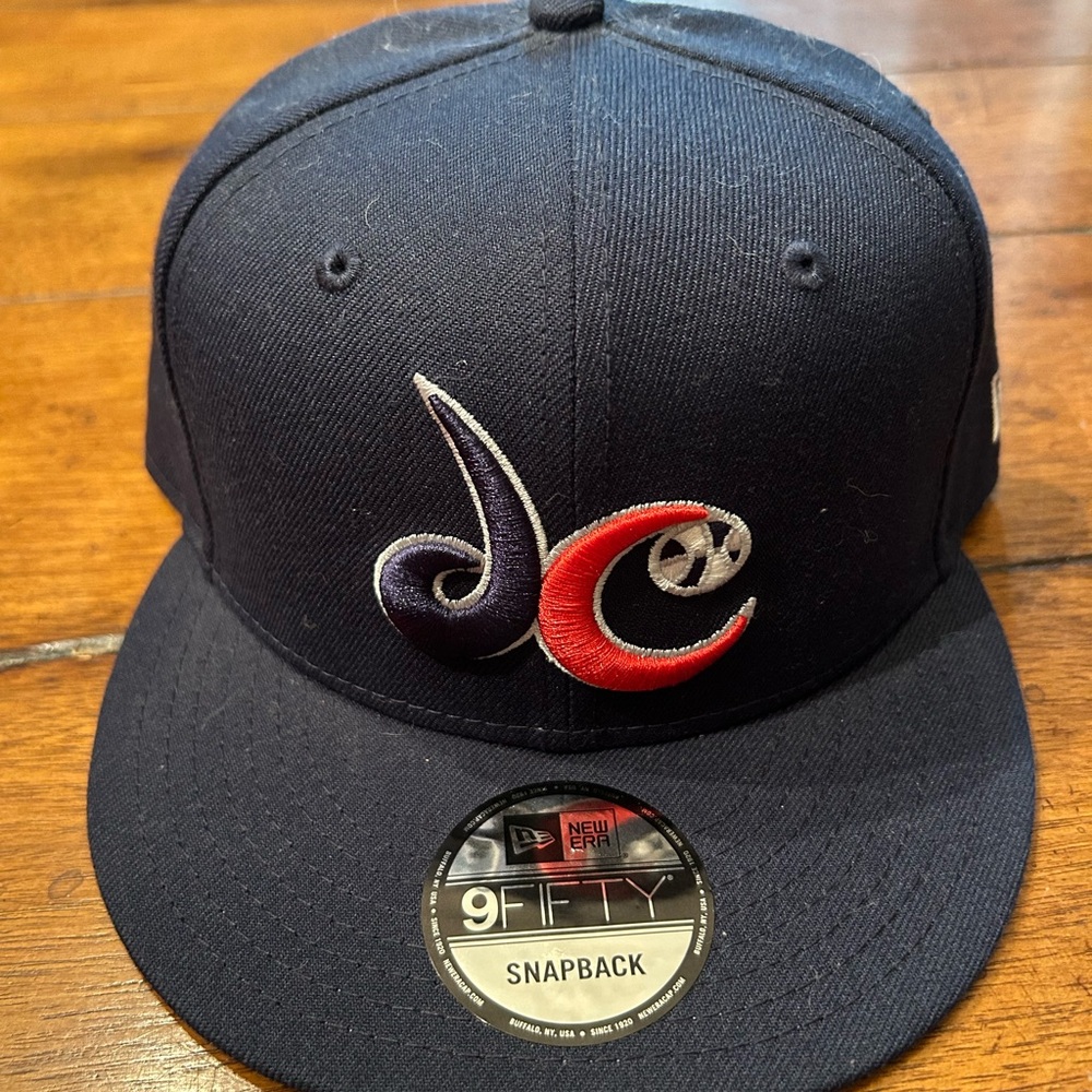 Washington Mystics Basketball New Era Dark Blue and Red 9 Fifty Snapback Hat